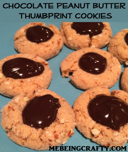 ChocolatePeanutButterThumbprintCookies