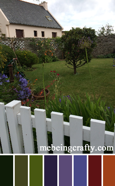 French Color Palettes - Backyard - Me Being Crafty